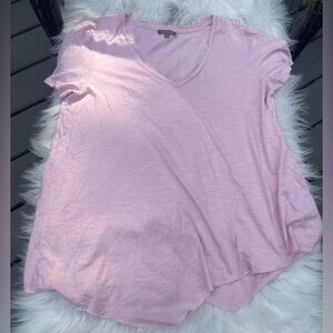 Lilla P. - Pink short sleeve T shirt - Size Large